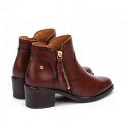 Botines de Tacón Mujer Pikolinos W2D-8674 Cuero