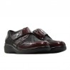 Zapatos Casual Mujer Pitillos 10721 Burdeos