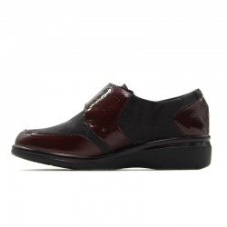Zapatos Casual Mujer Pitillos 10721 Burdeos