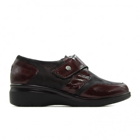 Zapatos Casual Mujer Pitillos 10721 Burdeos