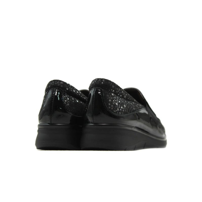 Zapatos Casual Mujer Pitillos 10702 Negro