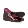 Zapatos Casual Mujer Pitillos 10734 Burdeos