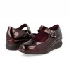 Zapatos Casual Mujer Pitillos 10734 Burdeos