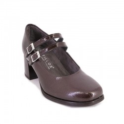 Zapatos de Tacón Mujer Pitillos 10831 Burdeos