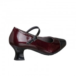 Zapatos de Tacón Mujer Pitillos 10851 Burdeos