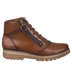 Botines Planos Mujer Zapp 22887 Cuero