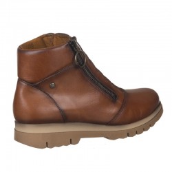 Botines Planos Mujer Zapp 22887 Cuero