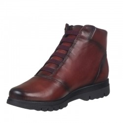 Botines Planos Mujer Zapp 22887 Burdeos