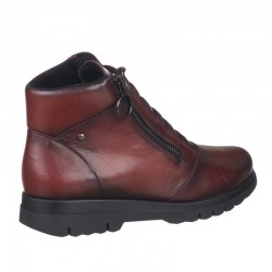 Botines Planos Mujer Zapp 22887 Burdeos