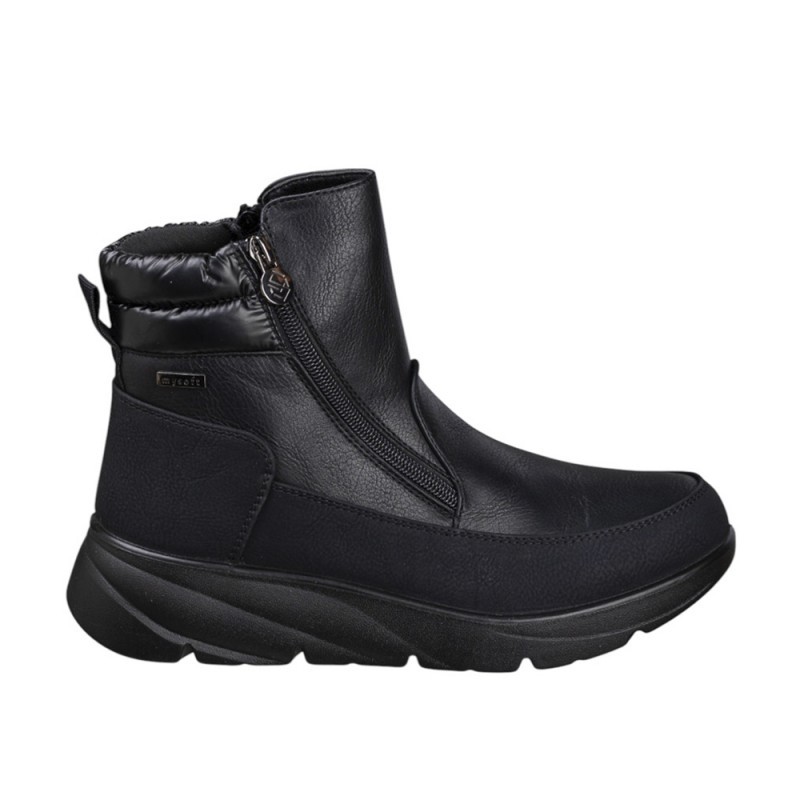 Botines Planos Mujer Zapp 610 Negro