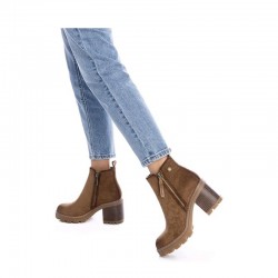 Botines de Tacón Mujer Refresh 172125 Camel