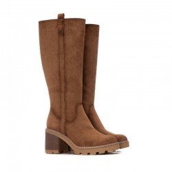 Botas de Tacón Mujer Refresh 173033 Taupe