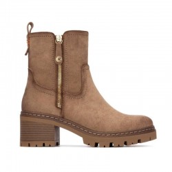Botines de Tacón Mujer Refresh 173023 Taupe