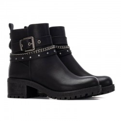 Botines de Tacón Mujer Refresh 172918 Negro