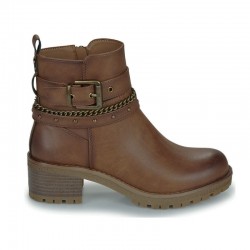Botines de Tacón Mujer Refresh 172918 Taupe