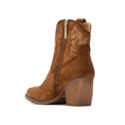 Botines de Tacón Mujer Refresh 173014 Camel