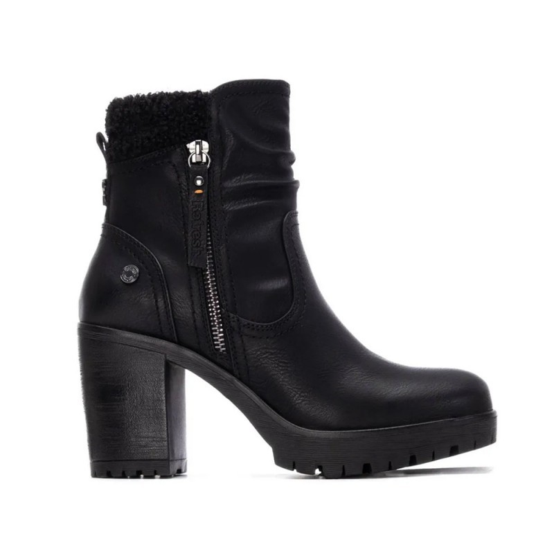 Botines de Tacón Mujer Refresh 173199 Negro