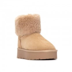 Botines Planos Mujer XTI 144719 Beig
