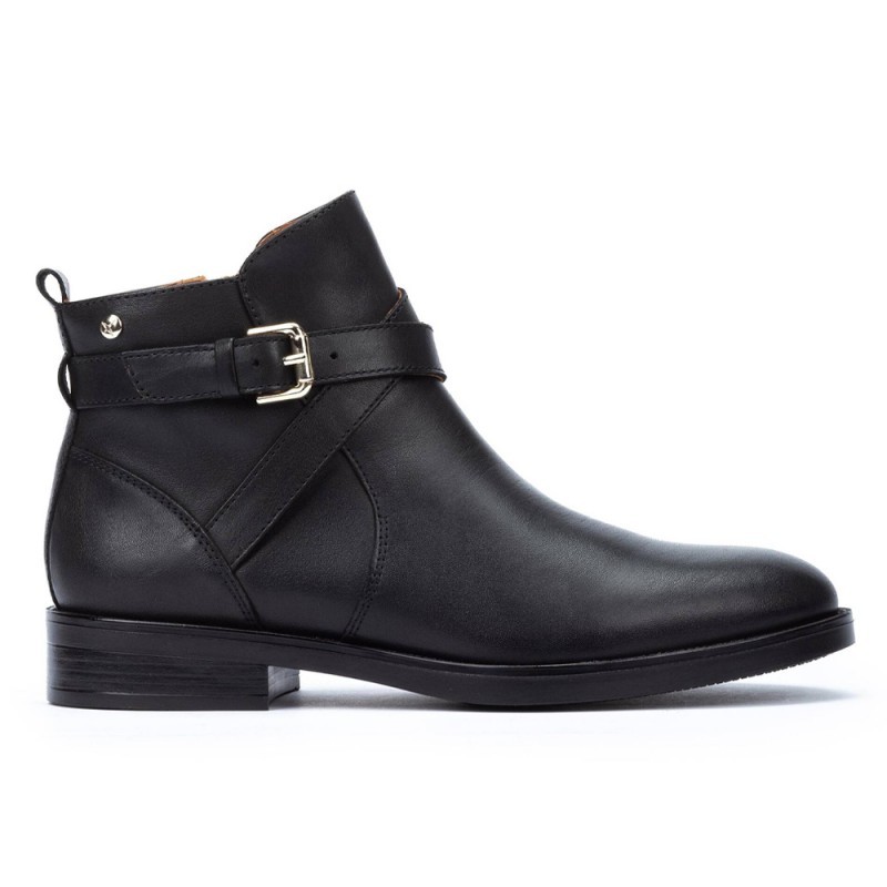 Botines Planos Mujer Pikolinos W3C-8869 Negro