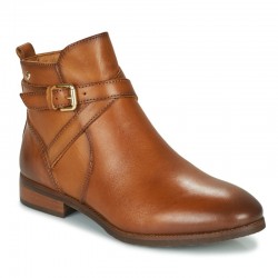 Botines Planos Mujer Pikolinos W3C-8869 Cuero