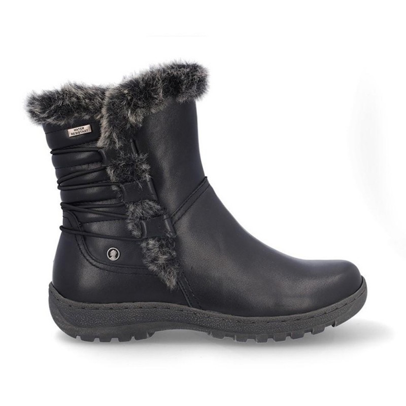 Botines Planos Mujer Coronel Tapiocca T711 Negro-Negro