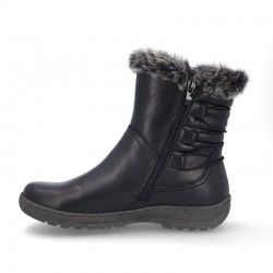 Botines Planos Mujer Coronel Tapiocca T711 Negro-Negro