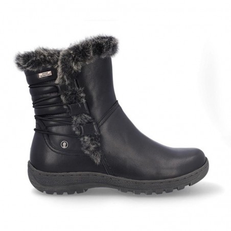 Botines Planos Mujer Coronel Tapiocca T711 Negro-Negro