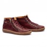 Botines Planos Mujer Pikolinos W7B-8868 Burdeos