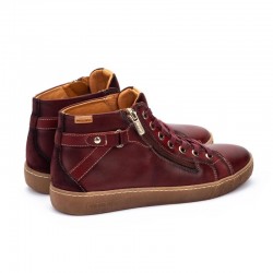 Botines Planos Mujer Pikolinos W7B-8868 Burdeos