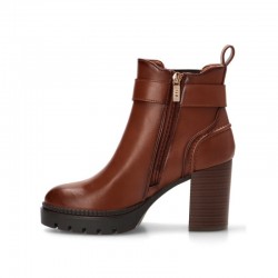 Botines de Tacón Mujer XTI 144521 Camel