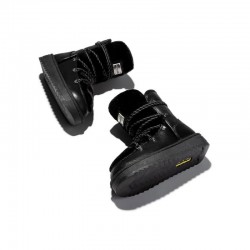 Botines Planos Mujer D.franklin Nordic Trk Fur Negro Negro