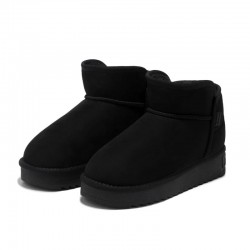 Botines Planos Mujer D.franklin Nordic Low Basic Negro