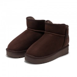 Botines Planos Mujer D.franklin Nordic Low Basic Marron