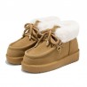 Botines Planos Mujer D.franklin Nordic Mid Fur Cuero