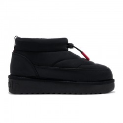 Botines Planos Mujer D.franklin Nordic Low Bomb Negro