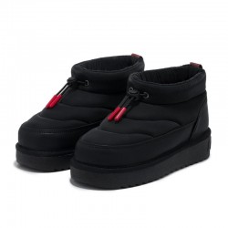 Botines Planos Mujer D.franklin Nordic Low Bomb Negro