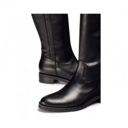 Botas Planas Mujer Wonders 54100 Negro