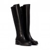 Botas Planas Mujer Wonders 54100 Negro