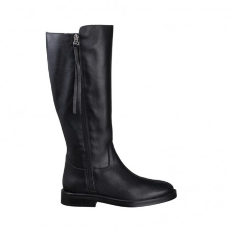 Botas Planas Mujer Maria Jaen 1000 Negro