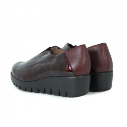 Zapatos Casual Mujer Wonders 33340 Burdeos