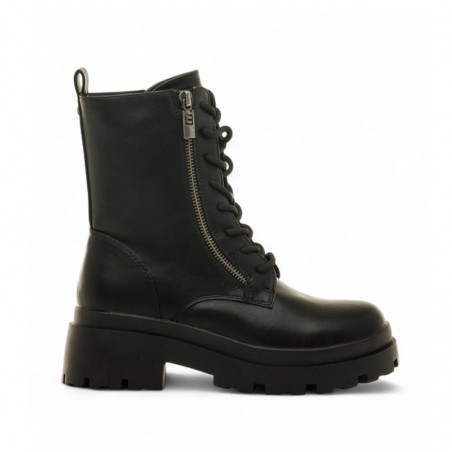 Botines Planos Mujer MTNG 54587 Negro