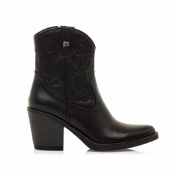 Botines de Tacón Mujer MTNG 59581 Negro
