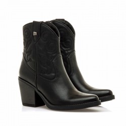 Botines de Tacón Mujer MTNG 59581 Negro