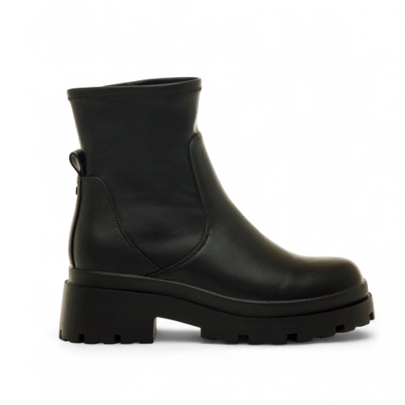 Botines Planos Mujer MTNG 54579 Negro