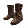Botines de Tacón Mujer MTNG 54664 Cuero