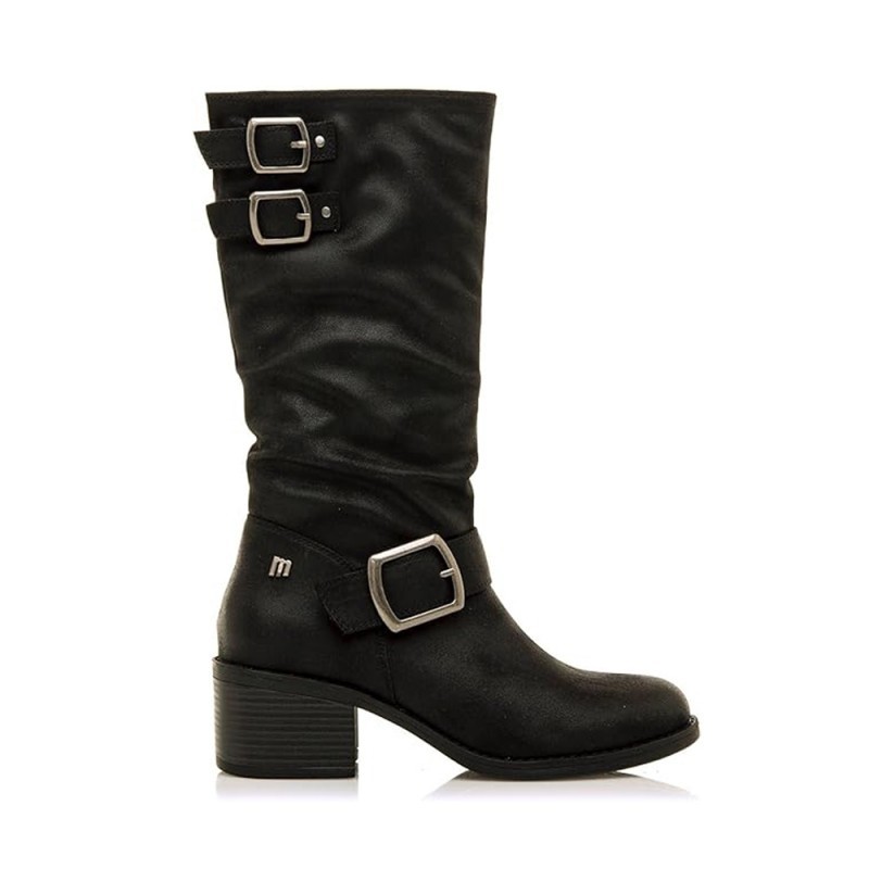 Botas de Tacón Mujer MTNG 54663 Negro
