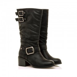 Botas de Tacón Mujer MTNG 54663 Negro