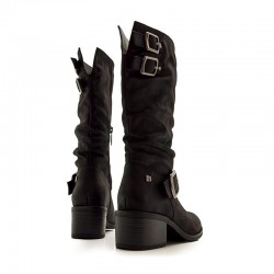 Botas de Tacón Mujer MTNG 54663 Negro