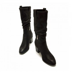 Botas de Tacón Mujer MTNG 59357 Negro