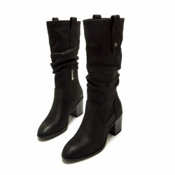 Botas de Tacón Mujer MTNG 59357 Negro